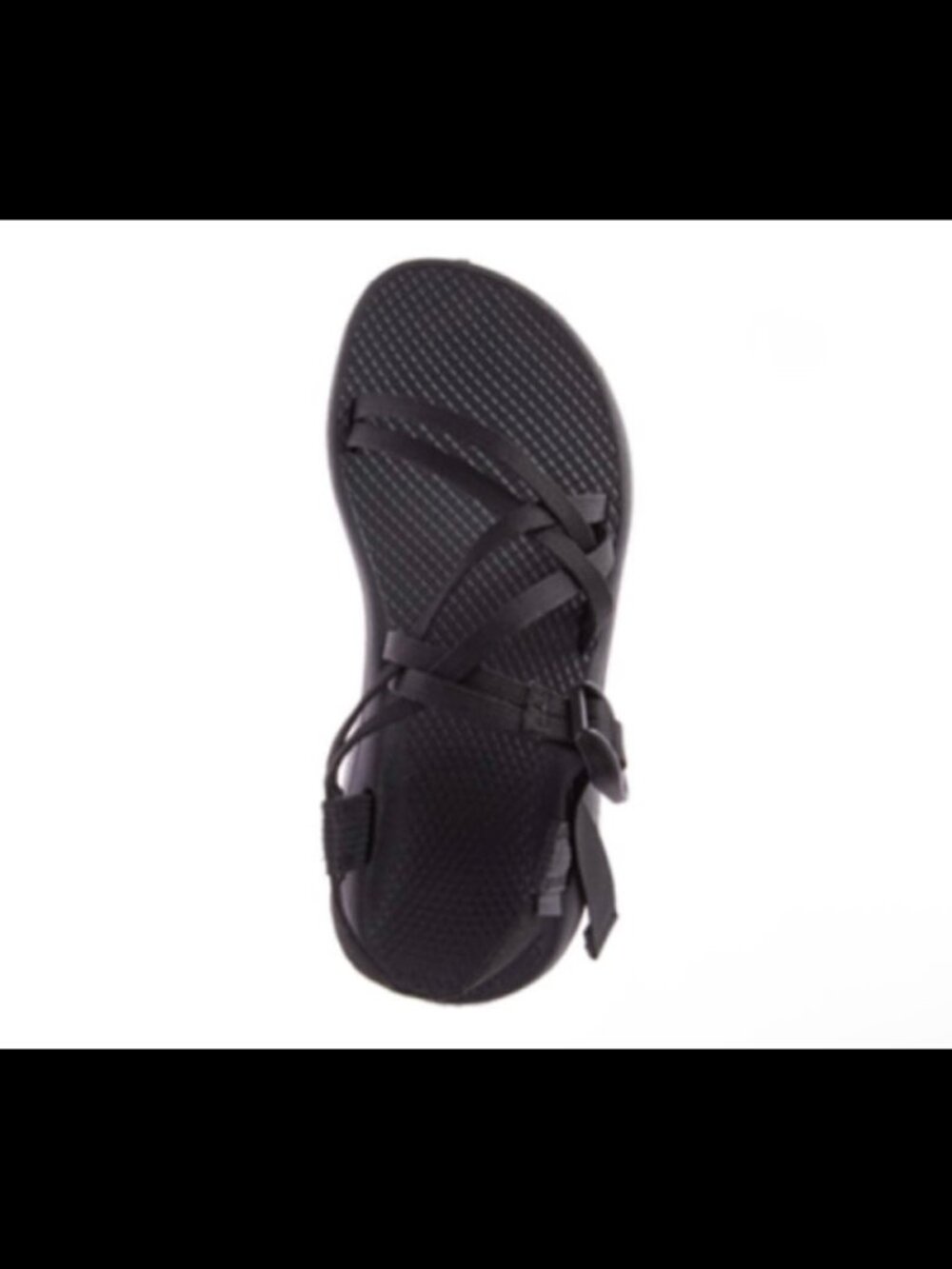 US Womens 10 Chaco Z Cloud X Solid Black Sandals Walking Hike Land Water Shoes